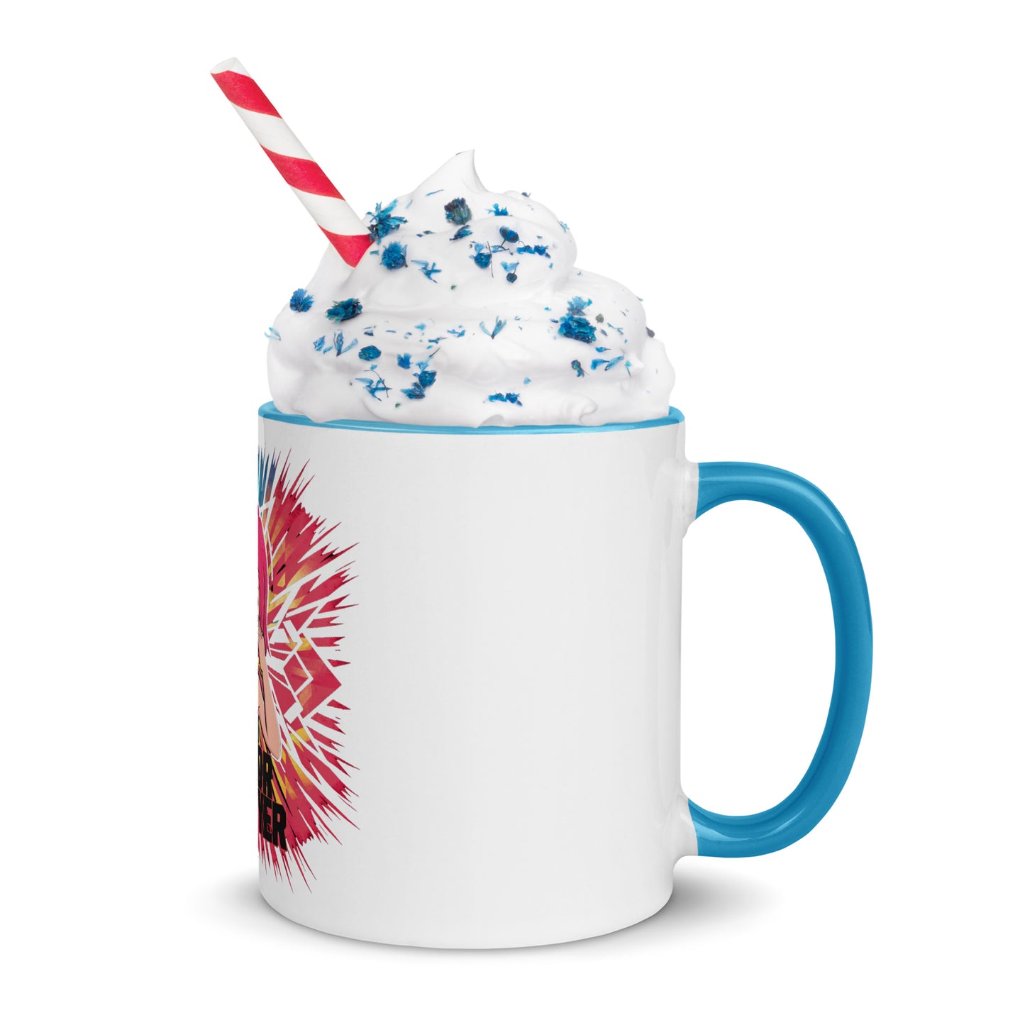 Cry Baby Sad Kitty Mug with Color Inside