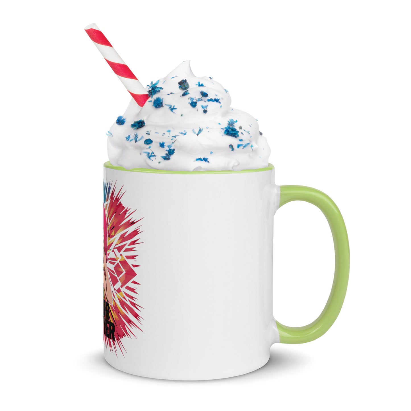 Cry Baby Sad Kitty Mug with Color Inside