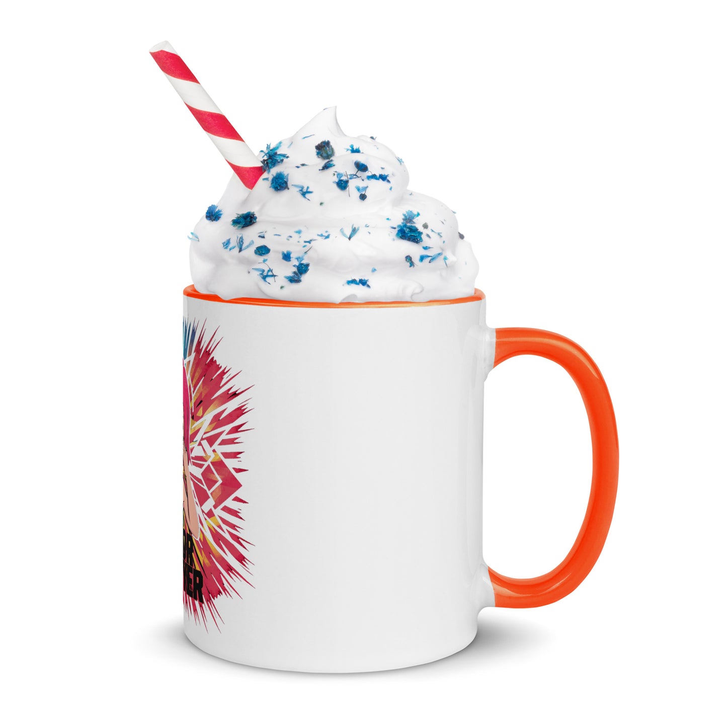 Cry Baby Sad Kitty Mug with Color Inside