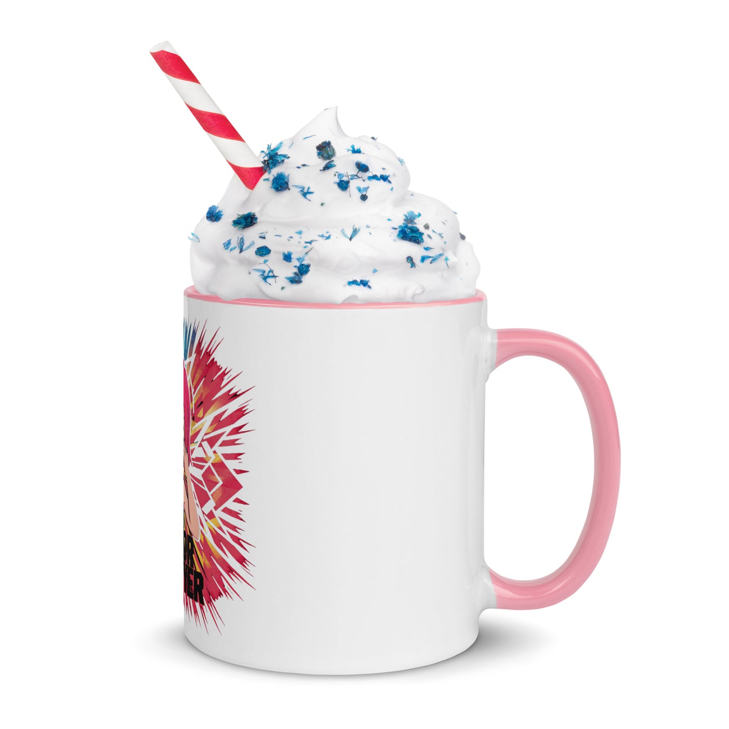 Cry Baby Sad Kitty Mug with Color Inside