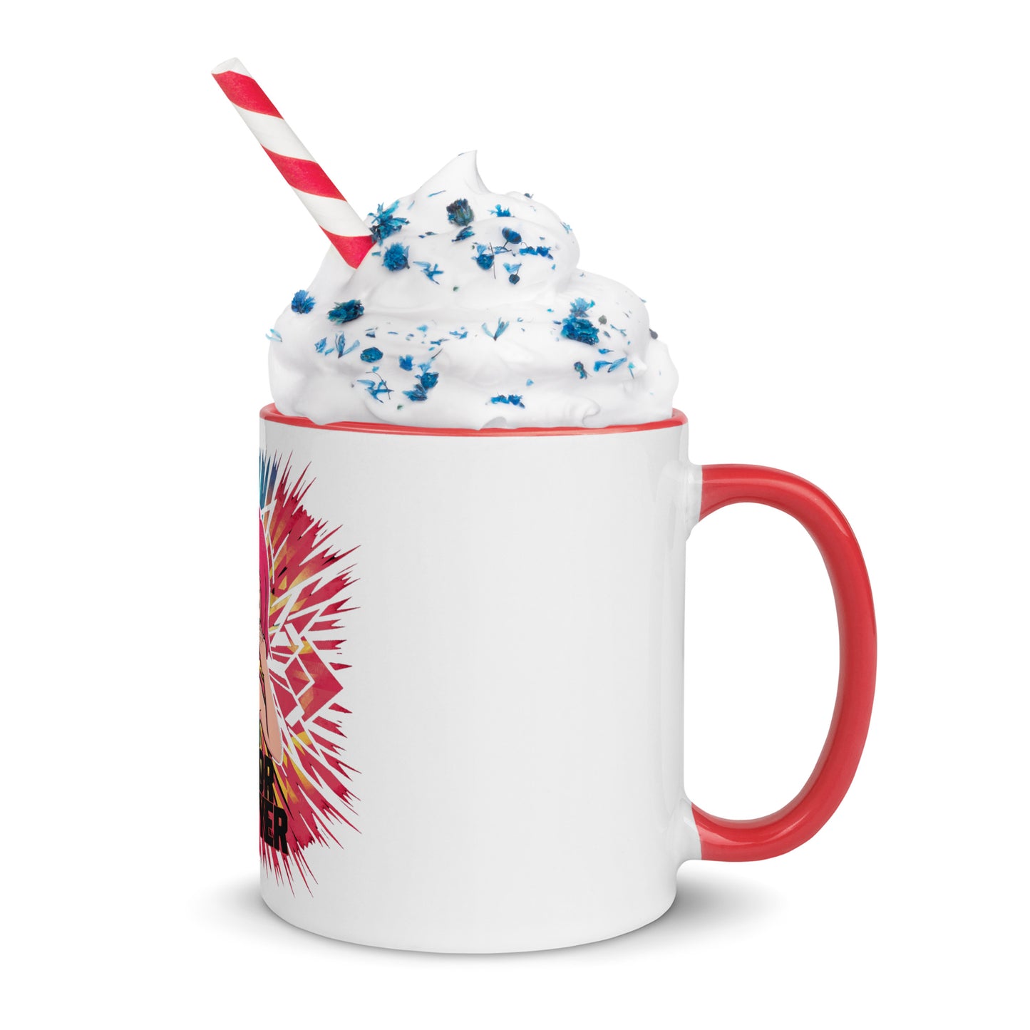 Cry Baby Sad Kitty Mug with Color Inside