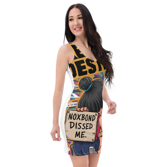Womens Bodycon Dress Cry Baby Team Work Series