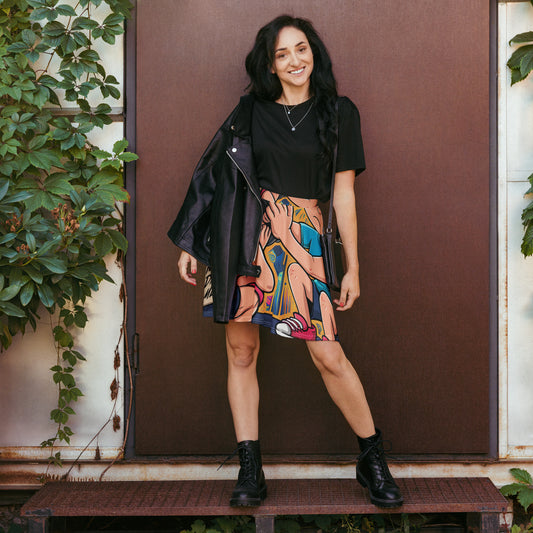 Women's Cry Baby Team Work Skater Skirt